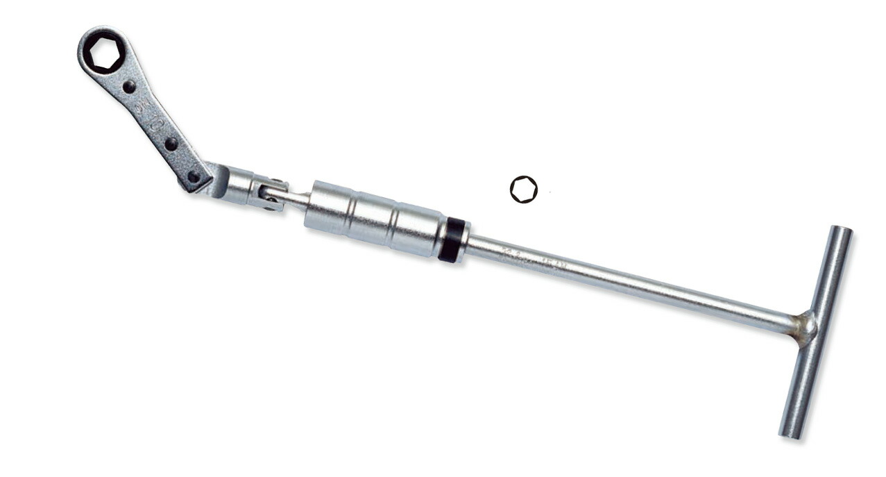 Ko-ken 154ML12 T型 フレックス ラチェットスパナ (ロック式