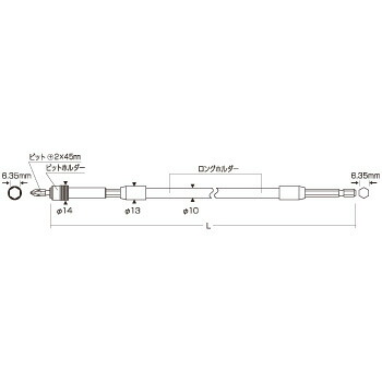 ANEX ANEX ALH350 電動ドライバー用ロングビット ホルダー 350mm