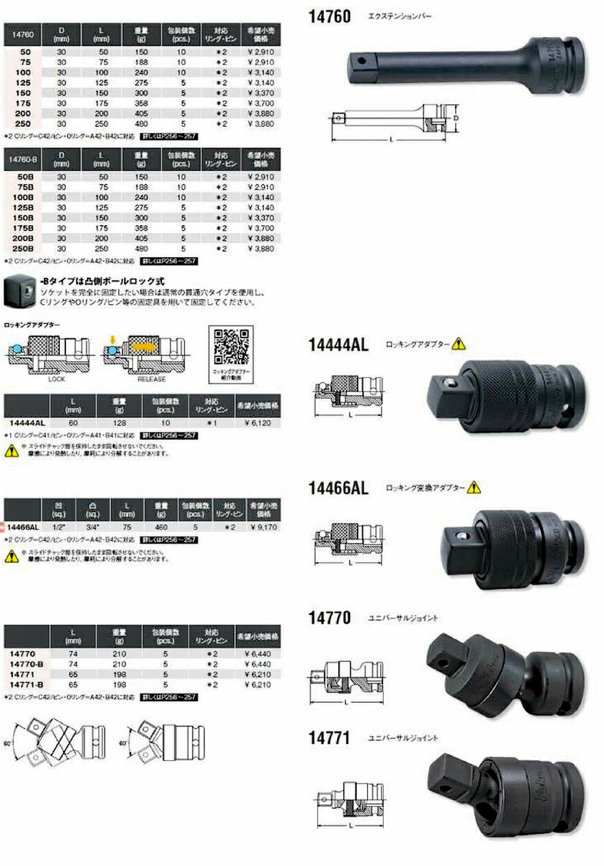 Ko-ken（コーケン） Ko-ken 14772-B 1/2差込 インパクト ダブル