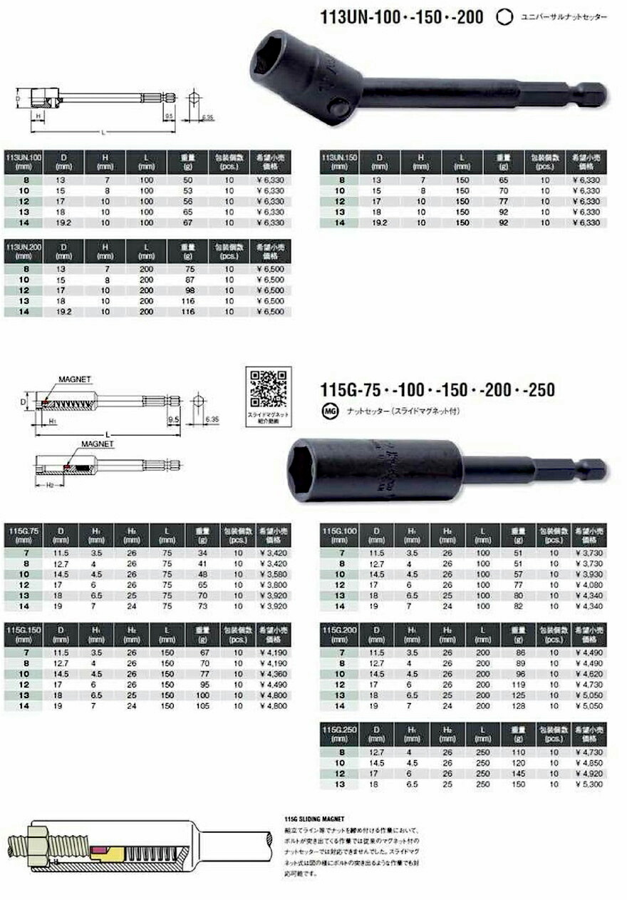 Ko-ken（コーケン） Ko-ken 115G-250-8 1/4