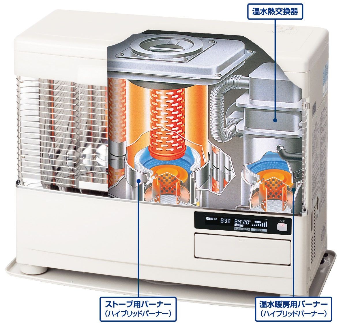 サンポット Ff式石油ストーブ 輻射 ツインバーナー Ufh 994tbfm Q カベックツイン 温水ボイラー内蔵タイプ 密閉配管タイプ タンク別置き I Top Paypayモール店 通販 Paypayモール