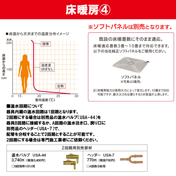 FF式ストーブ 床暖 コロナ FF式 石油ストーブ PRシリーズ FF式輻射 床暖内臓 輻射 灯油 ストーブ 暖房機 寒冷地用 タンク別置き 大型 主に 18畳用 UH-F7023PR : uh-f70--pr : I-TOP Yahoo!店 - 通販 - Yahoo!ショッピング