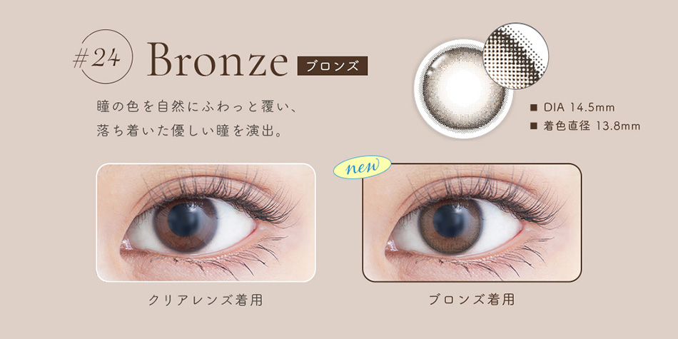 ジェニッシュUV GENISH ブロンズレンズ詳細