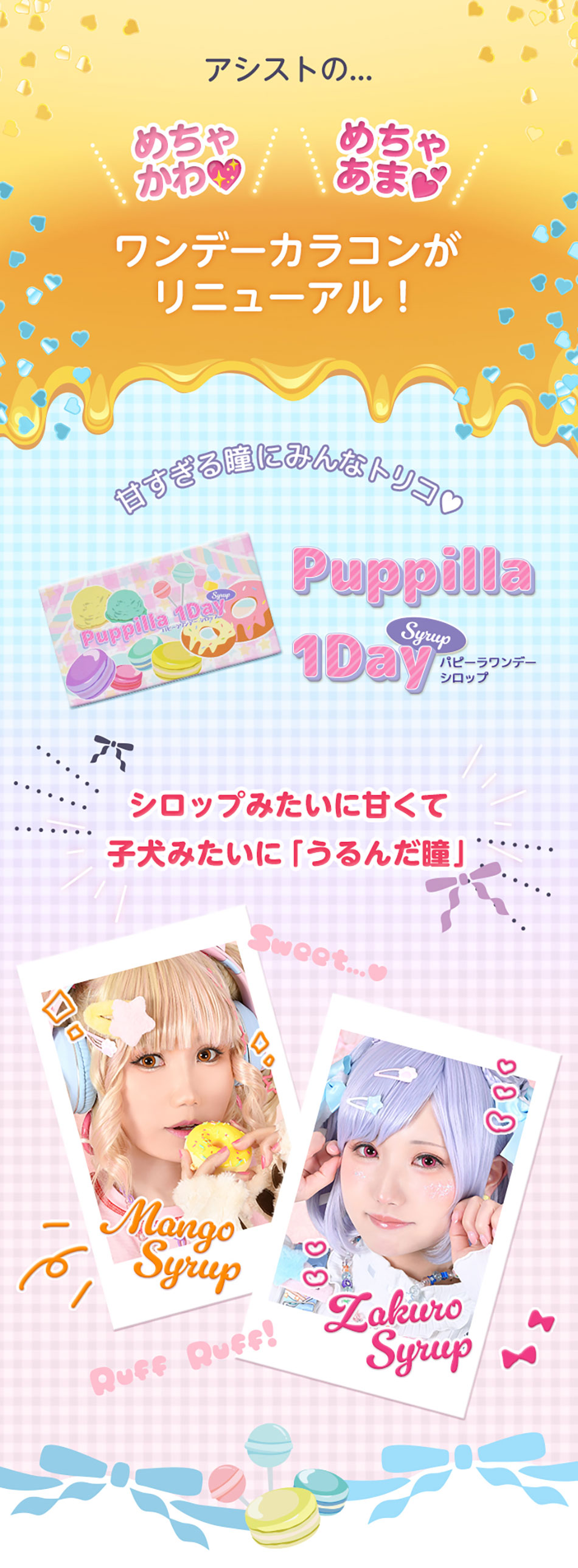 アシストシュシュ パピーラワンデーシロップ コンセプト画像