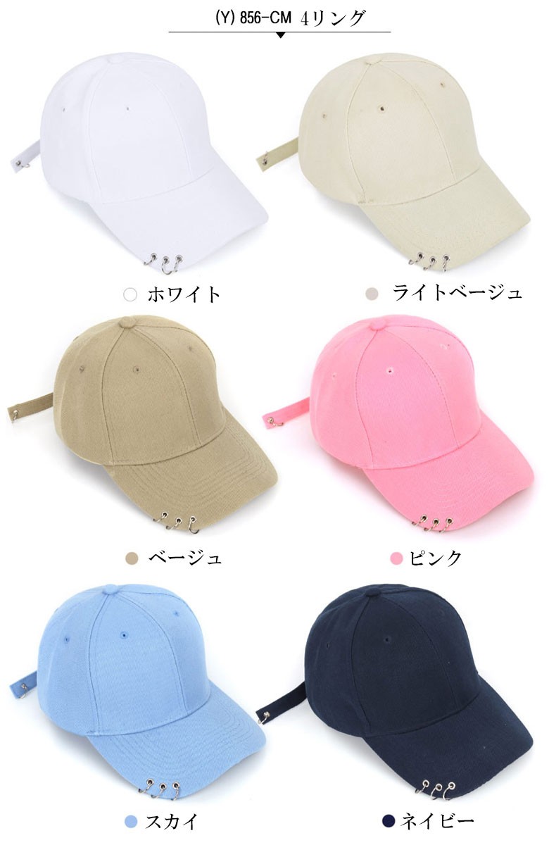 3リング ベースボールキャップ 帽子 b系 ヒップホップ