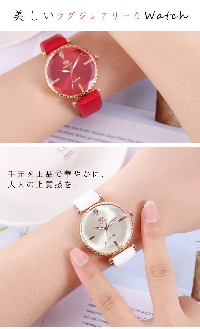 レディースウォッチ 腕時計 時計 メタルウォッチ 日本製ムーブメント