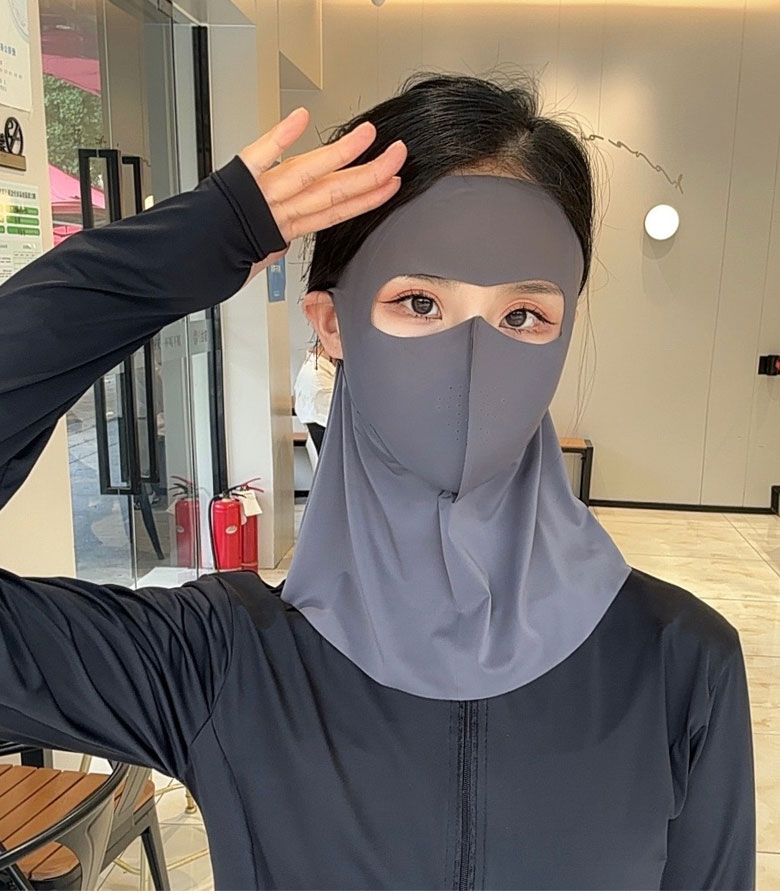 すっぴん日よけフェイスカバー