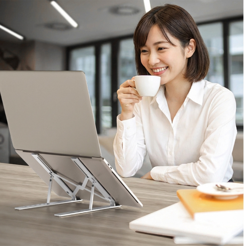 ノートパソコンスタンド 折りたたみ式