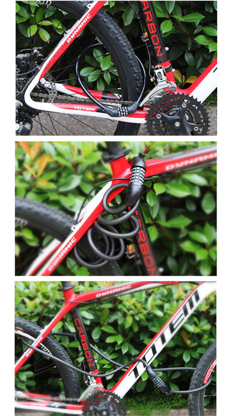 自転車 鍵 コンパクト ワイヤーロック
