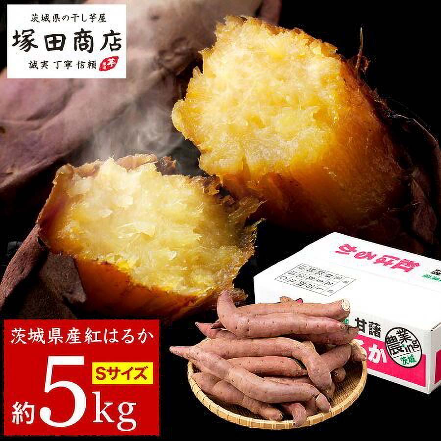 茨城 紅はるか 訳あり 5kg 送料無料 サイズ小さめ 甘い こだわり