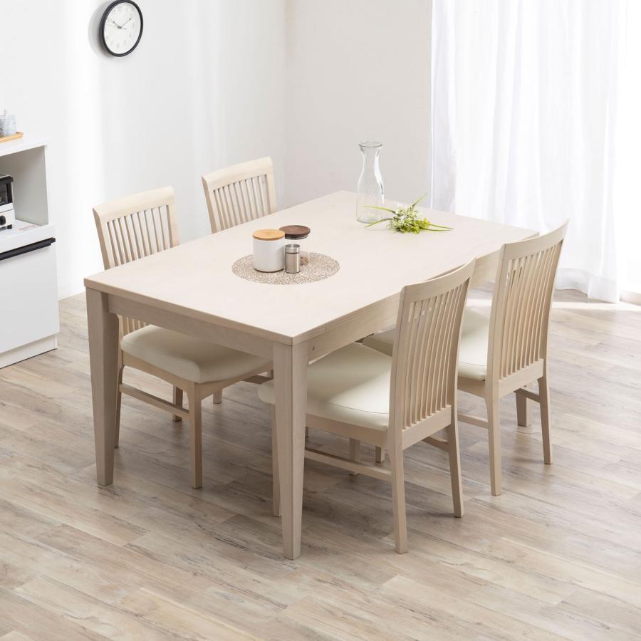 IKEA 伸長式ナチュラル木製長方形ダイニングテーブル 伸長式ダイニングテーブル・バタフライテーブルの通販 - IKEA