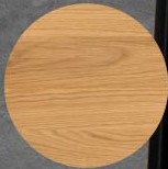 レゴ 100 ラウンドテーブル (アイアン黒) 丸テーブル 円型 4人掛け 北欧 アイアン脚 100cm テーブル 木製 オーク コンパクト カフェテーブル｜ibasyo｜02