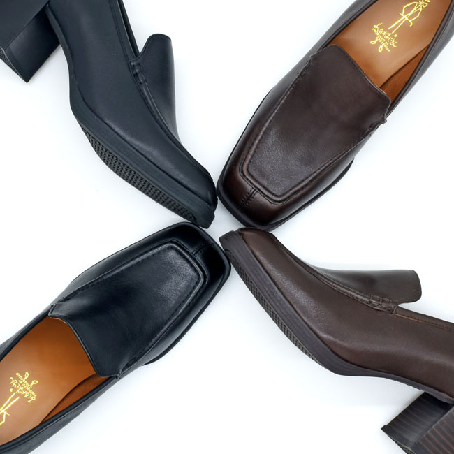 あしながおじさん スリッポン 厚底ローファー マニッシュ ローファー パンプス チャンキーヒール 本革 レザー レディース 2810559 (予約)は3〜5営業日後の出荷です。 あしながおじさん スリッポン 厚底ローファー マニッシュ ローファー