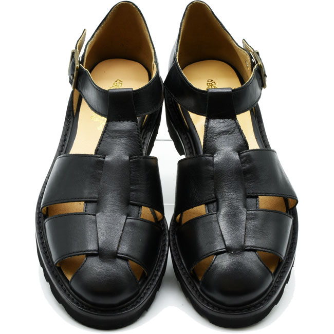 あしながおじさん グルカシューズ ストラップシューズ 本革 レザー 厚底 レディース 全4色 22.5-24.5 3220029 (予約)は3〜5営業日後の出荷です。 あしながおじさん パンプス レディース 厚底 ブラック 黒 グルカ
