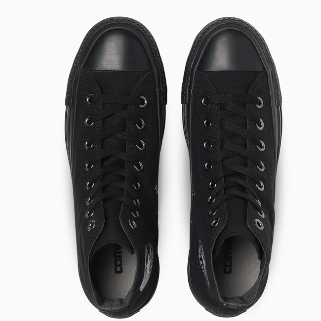 厚底コンバース　人気のBLACK 25cm CONVERSE コンバース 厚底 スニーカー レディース オールスター