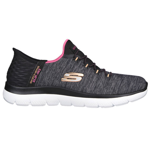 大人女性の SKECHERS スケッチャーズ ins slip スリップインズ スニーカー 靴