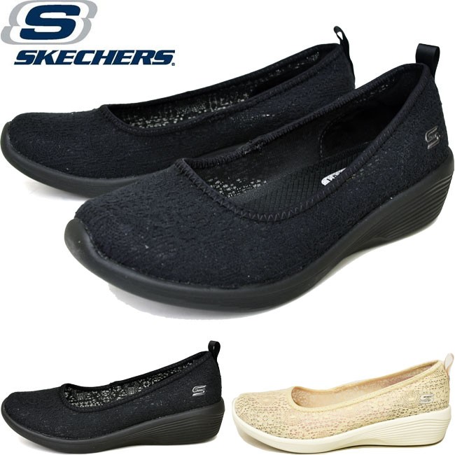 スケッチャーズ SKECHERS バレエシューズ スリッポン パンプス