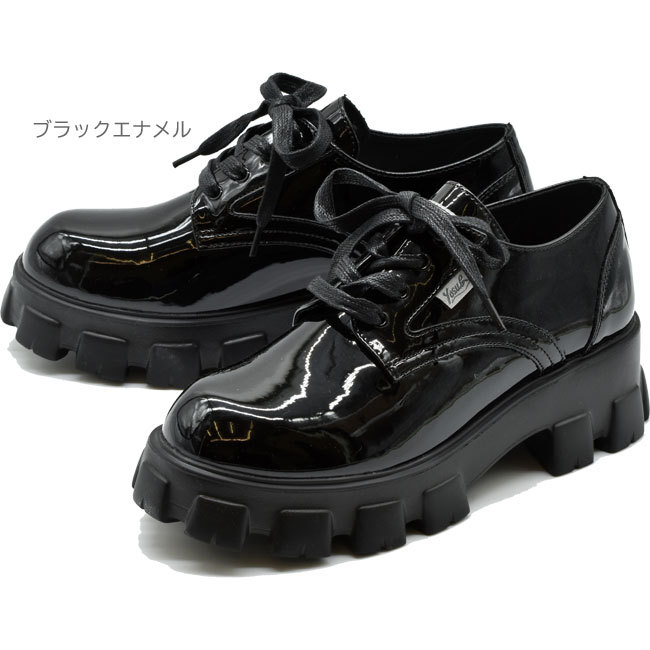 YOSUKE（ヨースケ） レースアップシューズ 厚底パンプス ハイソール