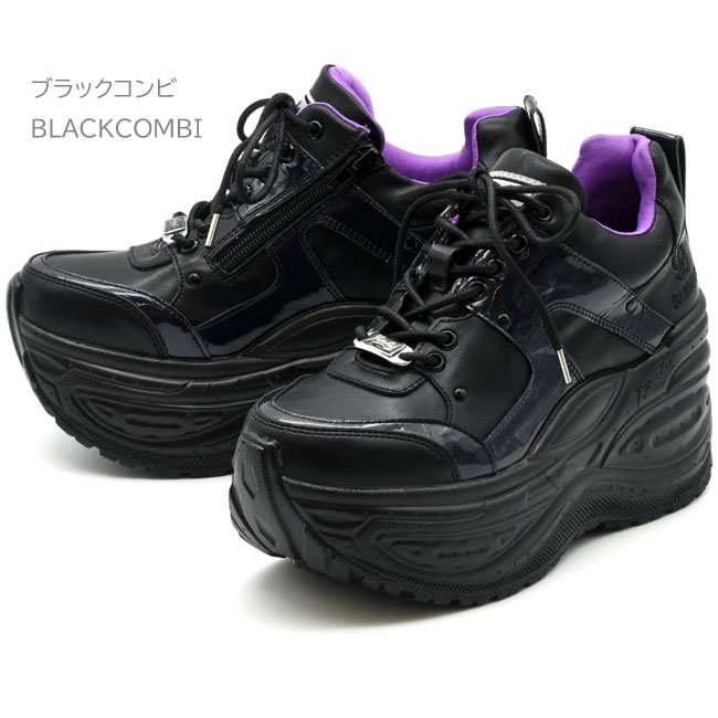 地底人アンダーテイカー('92米) 廃盤・希少 YOSUKE（ヨースケ） スニーカー レディース 厚底 ブラック 黒 厚底