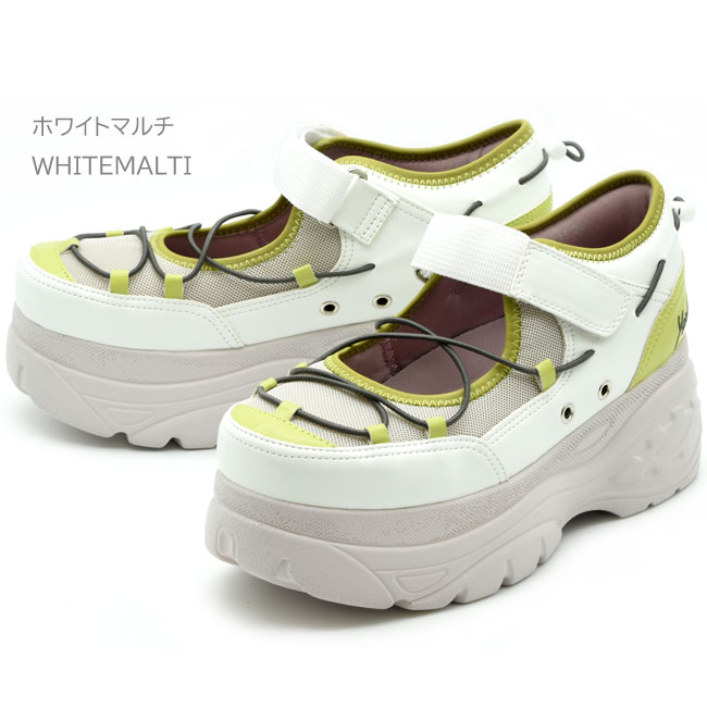 yokkoページです。 厚底スニーカー （ホワイトマルチ） -YOSUKE U・S・A