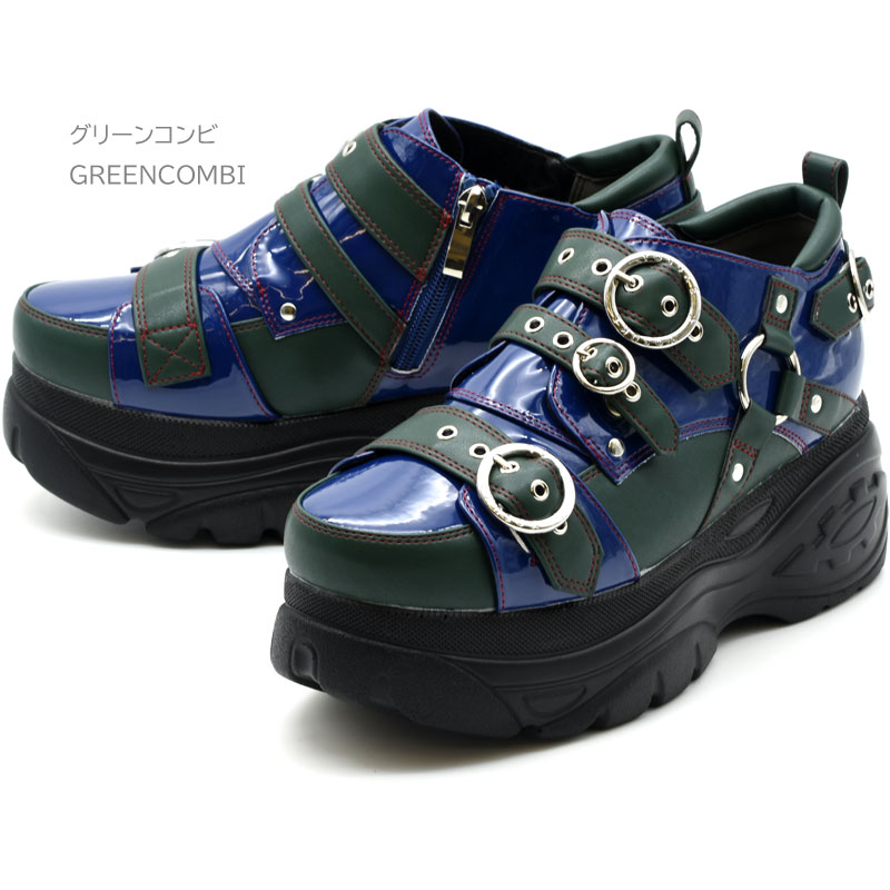 YOSUKE（ヨースケ） スニーカー レディース 厚底 ブラック 黒 厚底