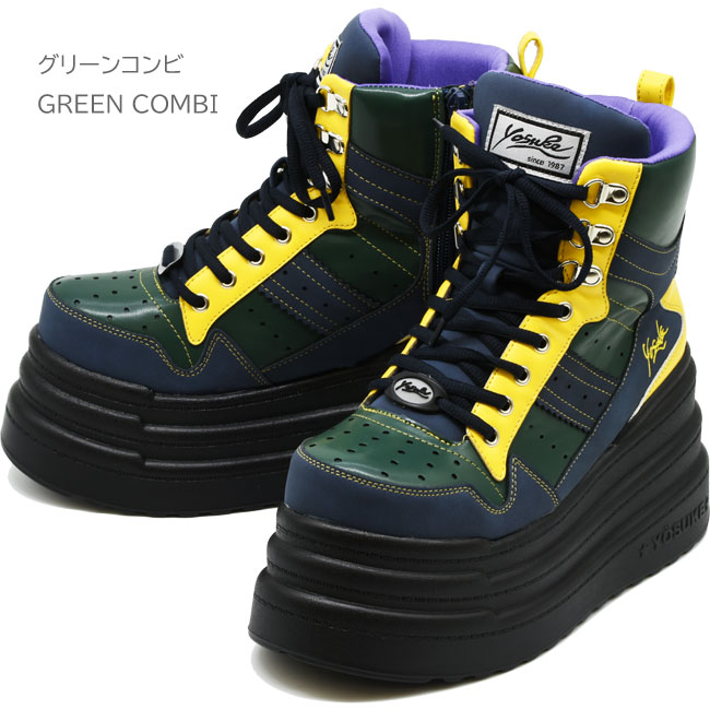 YOSUKE ヨースケ 厚底スニーカー 厚底ブーツ レースアップ YOSUKE ヨースケ 厚底スニーカー 厚底ブーツ レースアップ