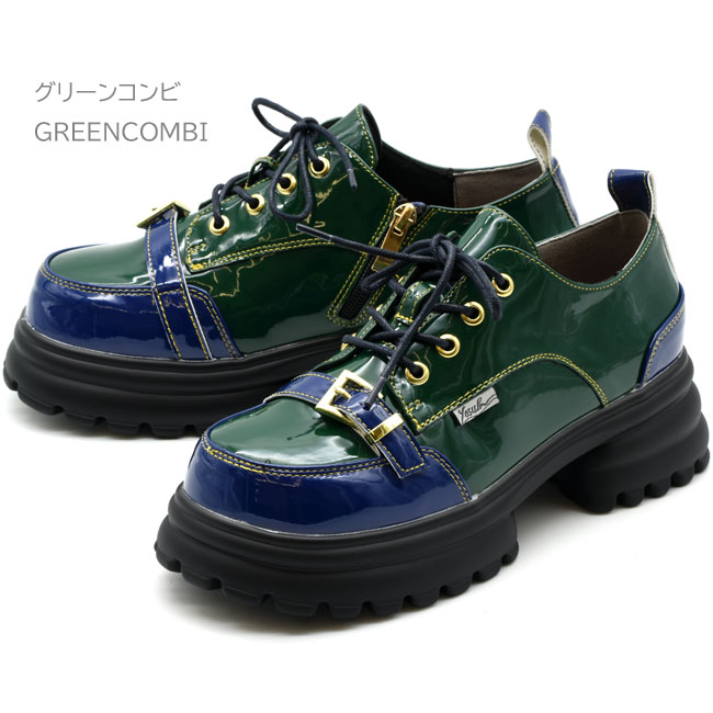 YOSUKE（ヨースケ） パンプス レディース 厚底 ブラック 黒 レース