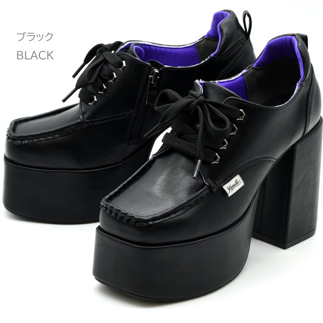YOSUKE（ヨースケ） パンプス レディース 厚底 ブラック 黒 厚底