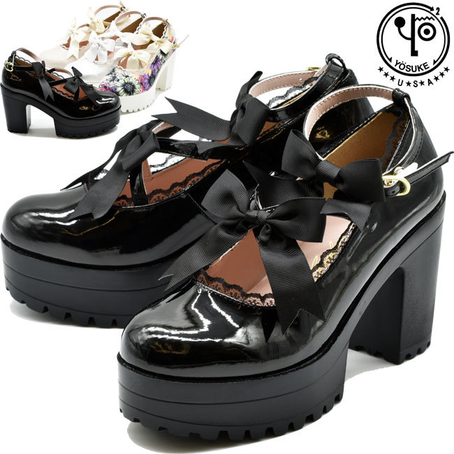 【YOSUKE】厚底リボンパンプス y-4320046.jpg
