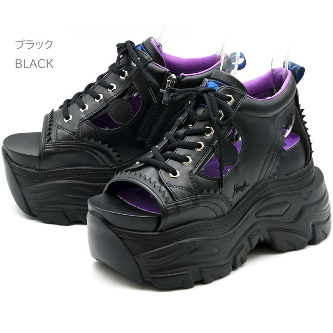 YOSUKE ヨースケ スニーカーサンダル 厚底サンダル レースアップ