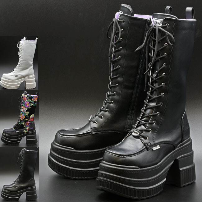 underground  メンズ厚底ブーツ YOSUKE（ヨースケ） メンズ ブーツ スニーカー 厚底 ブラック 黒 厚底