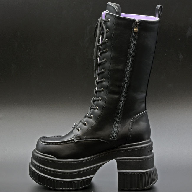 JOSEPH HOMME / (新品) 黒 レザー ブーツ 厚底 YOSUKE（ヨースケ） メンズ ブーツ スニーカー 厚底 ブラック 黒 厚底