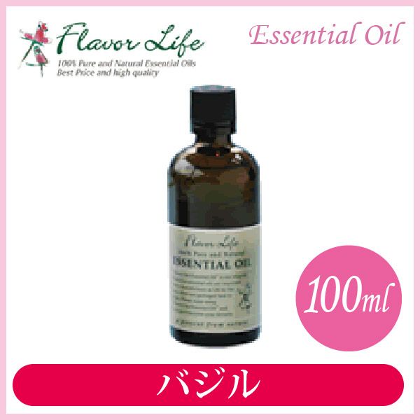 フレーバーライフ エッセンシャルオイル バジル 100ml 00130｜iberia