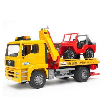 (おまけ付) ブルーダー MAN レッカークレーン＆クロスカントリー 02750 おもちゃ 知育玩具 はたらくくるま 車 男の子 女の子 3歳 4歳 5歳 | 