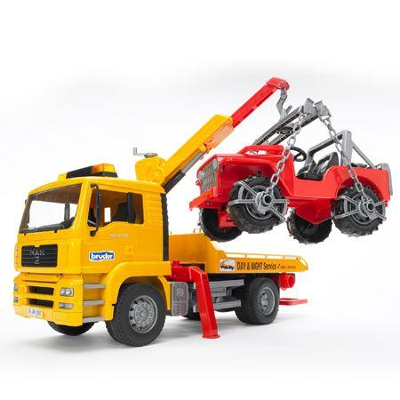 (おまけ付) ブルーダー MAN レッカークレーン＆クロスカントリー 02750 おもちゃ 知育玩具 はたらくくるま 車 男の子 女の子 3歳 4歳 5歳 |  | 02