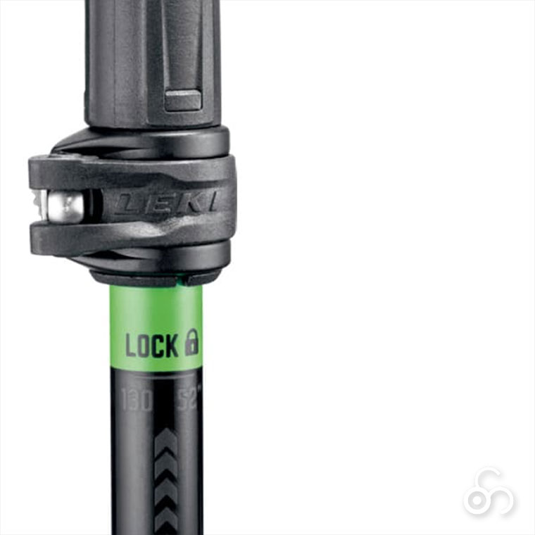 LEKI（レキ） ブラックシリーズ FXカーボン 110-130cm ハイキング 