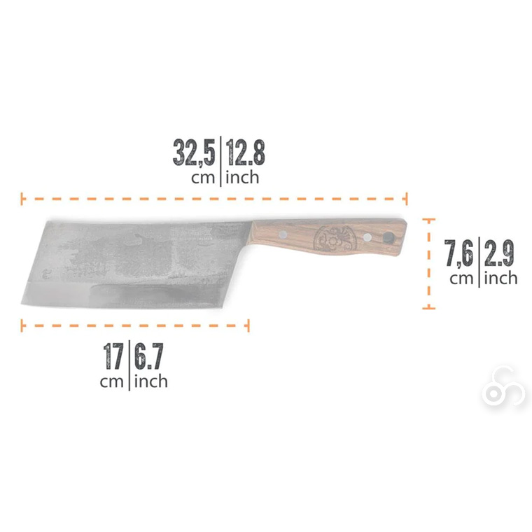 ペトロマックス クリーヴァナイフ 17cm CLKNIFE17 肉切り 骨切り 包丁 ナイフ ゾーリンゲン ハンドメイド バーベキュー BBQ 14057