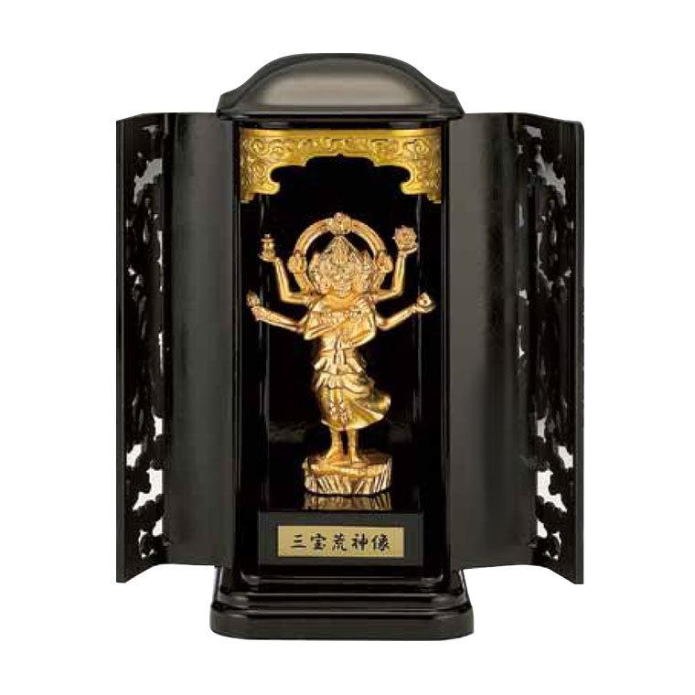 織田幸銅器 台所の神様 三宝荒神像 256-03 仏像 置物 オブジェ
