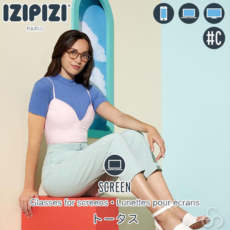 IZIPIZI（イジピジ） IZIPIZI PCメガネ ブルーライトカット #C