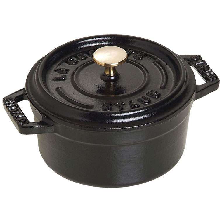 正規品 STAUB ストウブ ピコ・ココット ラウンド 10cm 40500-101(両手鍋)の画像