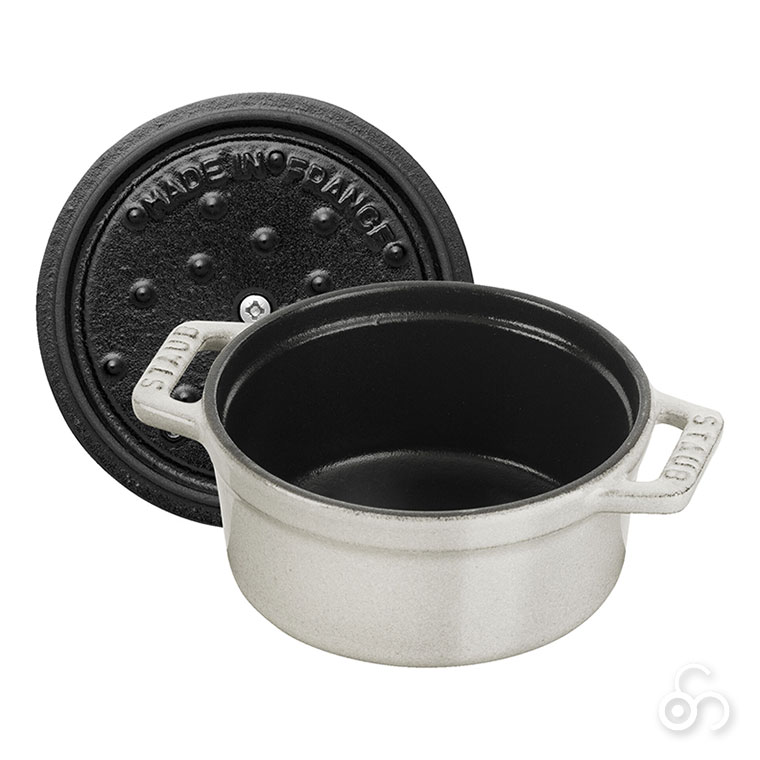 正規品 STAUB ストウブ ピコ・ココット ラウンド 10cm 40500-101(両手鍋)の画像