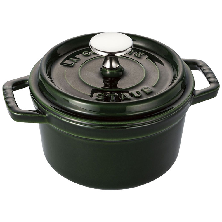 Staub（ストウブ） ピコ・ココット ラウンド 14cm バジルグリーン