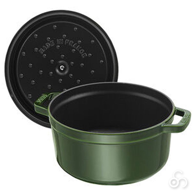 Staub（ストウブ） ピコ・ココット ラウンド 14cm バジルグリーン