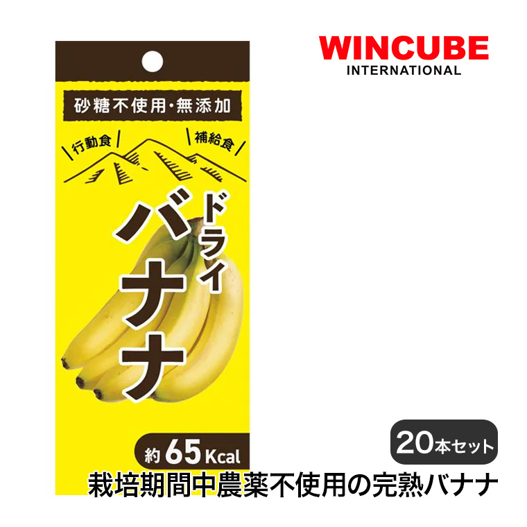 ウィンキューブインターナショナル ドライバナナ 20g 20本セット