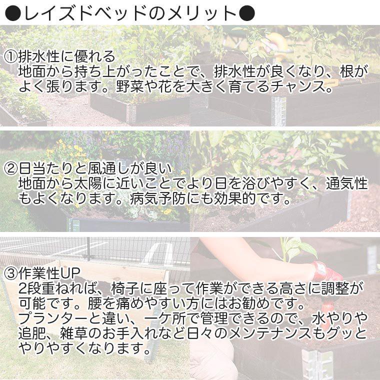 レイズドベッド エープラスデザイン ガーデンボックス 800×300 ナチュラル 2セット プランター 花壇 家庭菜園 DIY ad-0803nl-2set |  | 07