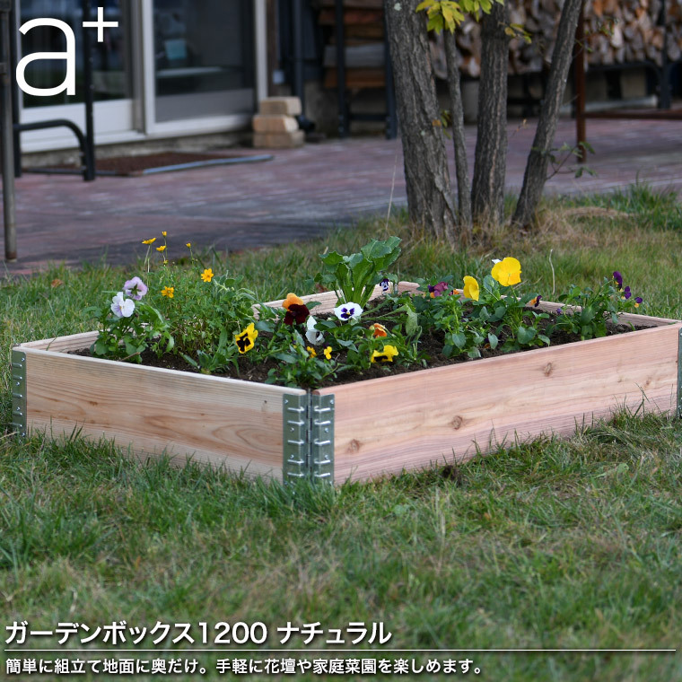 レイズドベッド エープラスデザイン ガーデンボックス 1200×800