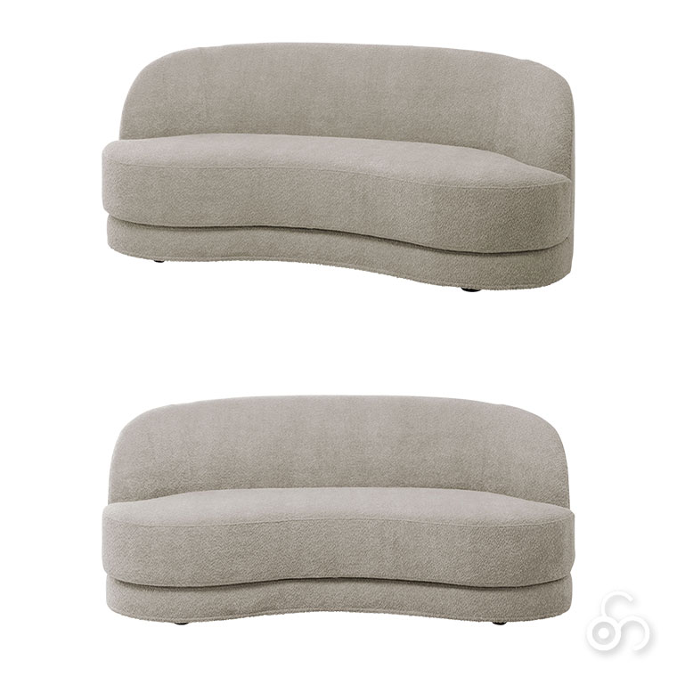 ソファ 2人掛け bean sofa 2seater アイボリー ベージュ BEASF001M