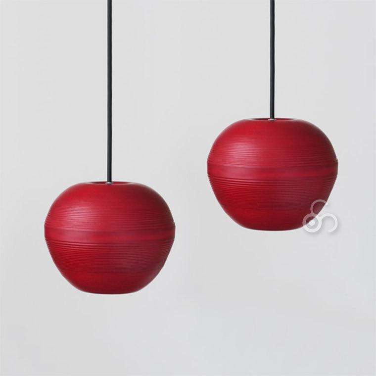BUNACO（ブナコ） ペンダントランプ 2台セット BL-P1935 りんご レッド