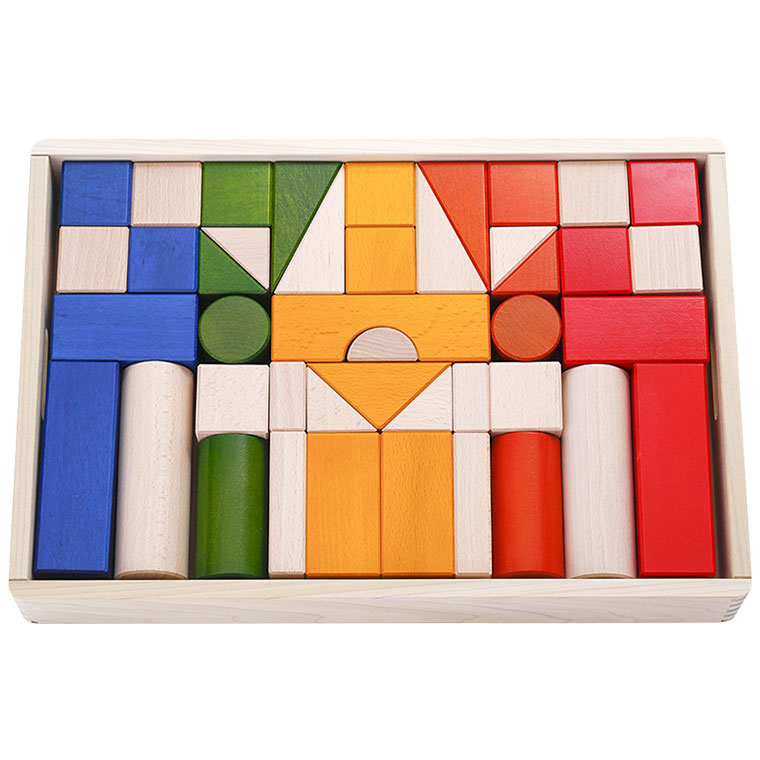 【超美品】ボーネルンド オリジナルカラー　積み木 ボーネルンド（Bornelund） (レビュー特典あり) オリジナル積み木