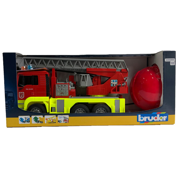 クリスマス期間限定プレゼント付) ブルーダー bruder MAN消防車